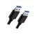 CABLE USB 3.0 MACHO – MACHO NEGRO